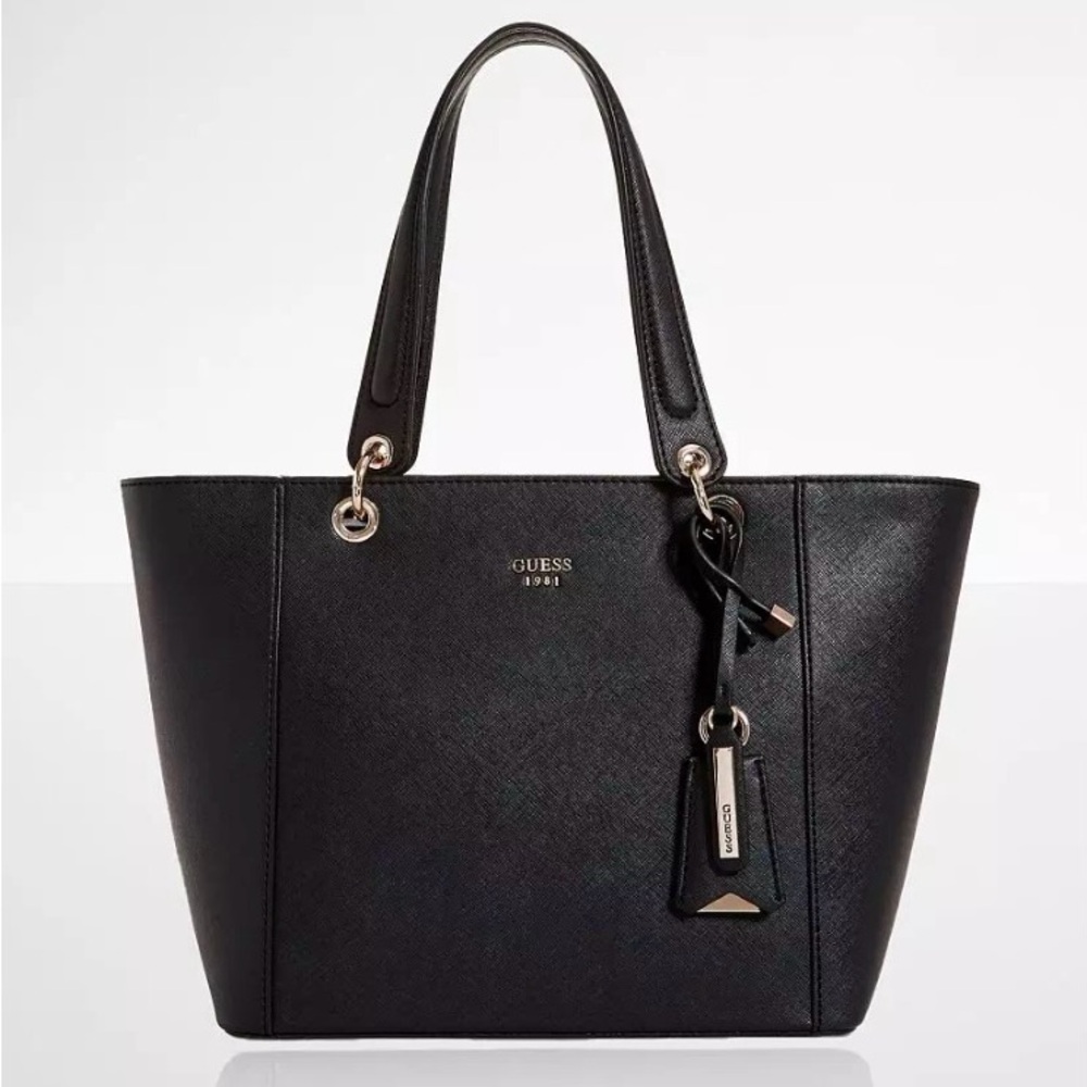GUESS Black Kamryn Tote/Large Purse Preowned